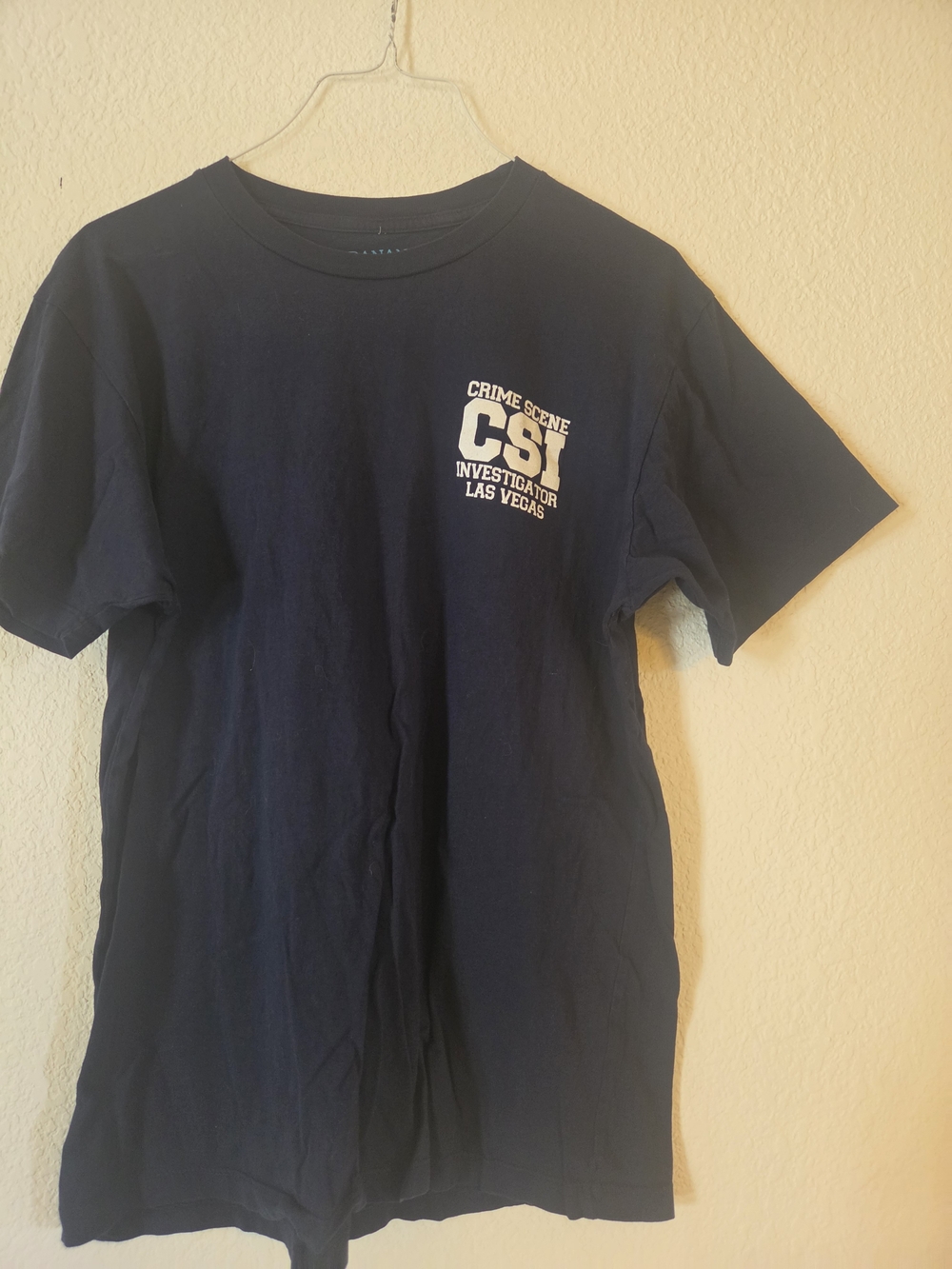 Banana Republic Navy Blue Short Sleeve CSI Graphic Tee